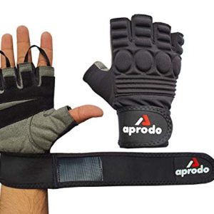 Aprodo Sports Leather Fitness Gloves Gym...