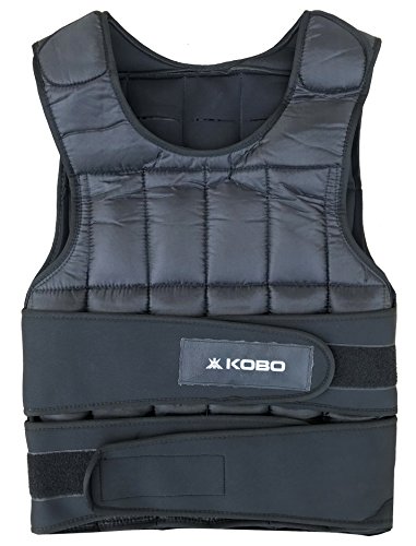 Kobo 10 Kg Adjustable Weighted Vest PRO Unisex for Fitness Workouts/Taining Gym Vest (Imported)