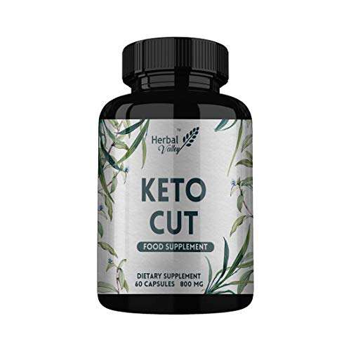 HerbalValley Keto Cut Supplement | Advanced Formula Natural Ingredients | Green Coffee | Apple Cider | Garcinia Cambogia | 60 Capsules (Pack of 1)