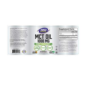 Now Foods MCT Oil 1000mg (Weight Management,...