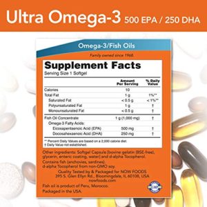 Now Foods Ultra Omega-3 Fish Oil (Non-GMO,...