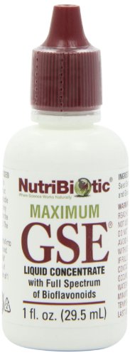 NutriBiotic Maximum Grapefruit Seed Extract Liquid (GSE), 1 oz
