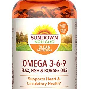 Sundown Naturals, Omega 3-6-9 Flax, Fish...