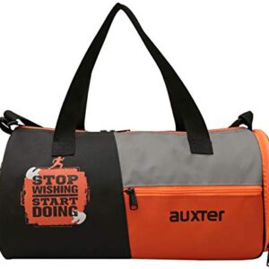 AUXTER Polyester 23 Cms Duffle Bag(AUX_GB_GCC_05_Black)