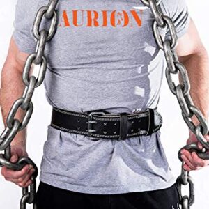 Aurion Weight Lifting Gym Belt-Small | Leather...