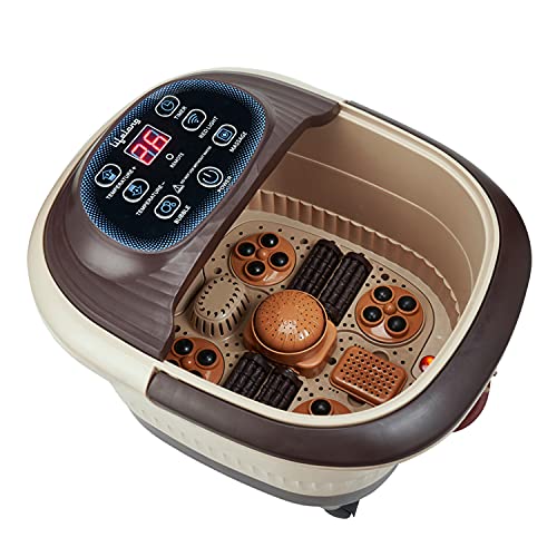 Lifelong LLM279 Foot Spa and Massager with Automatic Rollers, Digital Panel, Bubble Bath & Water Heating Technology for Pedicure, Pain relief & Foot Care (1 Year Warranty)