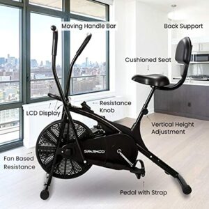 SPARNOD FITNESS SAB-05 Upright Air Bike Exercise...