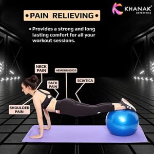 KHANAK ENTERPRISE | PVC Gym Ball for Exercise...