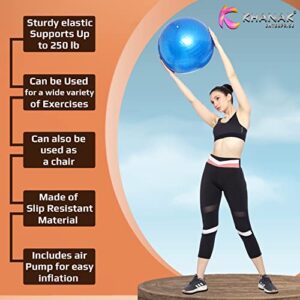 KHANAK ENTERPRISE | PVC Gym Ball for Exercise...