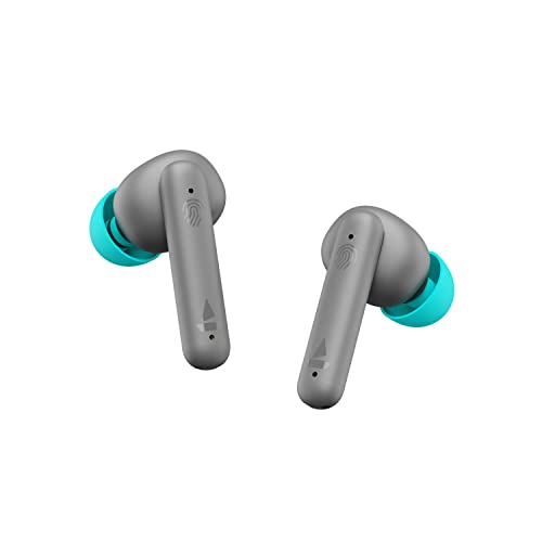 boAt Airdopes 141 Bluetooth Truly Wireless in Ear Earbuds with 42H Playtime,Low Latency Mode for Gaming, ENx Tech, IWP, IPX4 Water Resistance, Smooth Touch Controls(Cyan Cider)